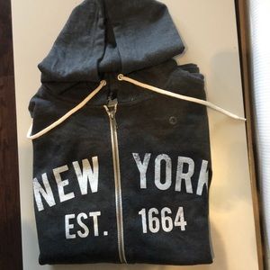 New York zip up hoodie